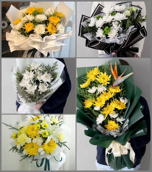 贵州毕节市黔西县重新镇龙塘村白事花束代送